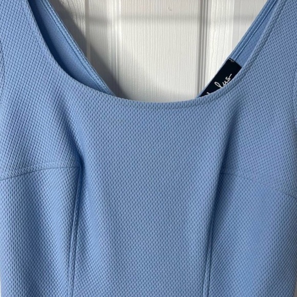 Lulus Light Blue Periwinkle Skater Dress Size Small NWOT - Picture 4 of 13